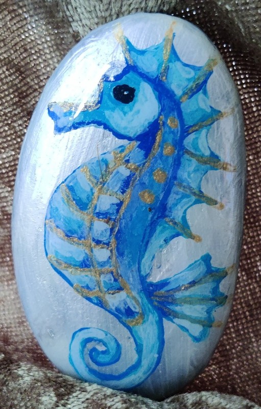 Blue Seahorse