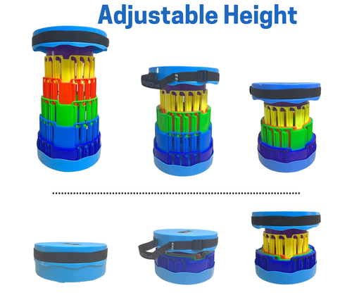 Portable Telescopic Stool, Retractable Folding Stool – Lightweight & Adjustable, - Picture 11 of 25