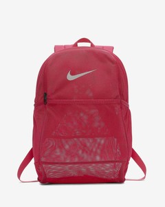 mesh pink backpack