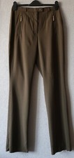 ESCADA Genuine Khaki Wool Women Pants Trousers