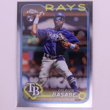 2024 Topps Chrome Baseball MLB Osleivis Basabe RC #41 Rays