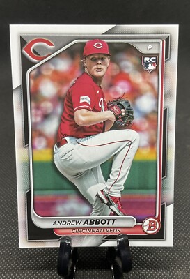 2024 Bowman #70 Andrew Abbott RC - Cincinnati Reds
