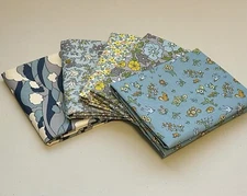 5 Fat Quarters Bundle Liberty Fabrics Woodland Walk Misty Morning Quilt Cotton