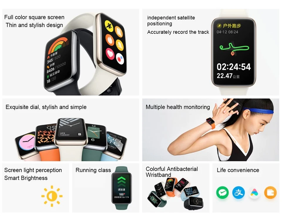 Xiaomi Mi Band 7 Pro Smart Band 1.64" AMOLED Screen Waterproof Tracker Watch - Image 3 of 4