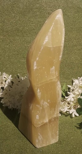 Large Lemon Calcite Carved Gemstone Freeform 3250g (A5) - Picture 3 of 3