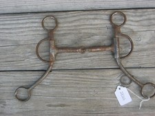 Shanked Snaffle Mouth Curb Bit Transition Training 28203