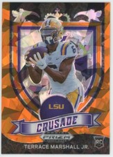2021 Panini Prizm Draft Picks Terrace Marshall Jr. RC Crusade Orange Ice # 180