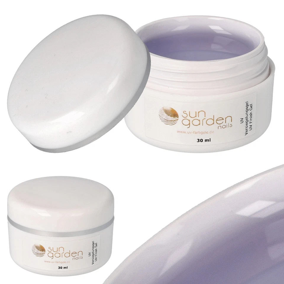 UV Versiegelungsgel klar 4 x 30ml - UV Gel Classic Finish klar - Bild 4 von 4