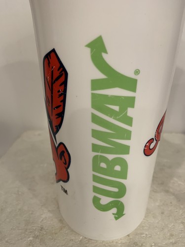 Vntg Cleveland Indians 46oz Travel Mug W/Lid Set Of 2 Chief Wahoo & Slider RARE - Picture 7 of 24