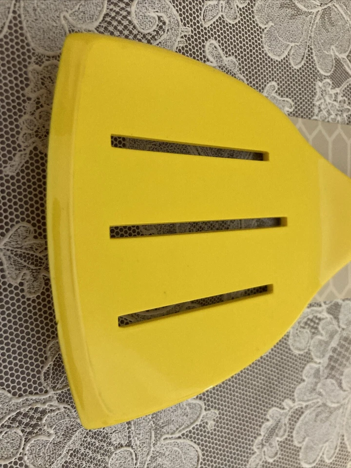 Vintage Foley Nylon Spatula NEW Old Stock Yellow Wide Blade 3 Slot - Image 2 of 4