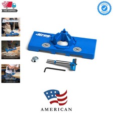 Concealed Hinge Jig - 35mm Cup Drilling Jig - Adjustable Cabinet Door Install...