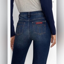 JOHNNY WAS X SASSOON NWT Sancerre High Rise Straight Leg Jeans Blue Rinse Sz 29