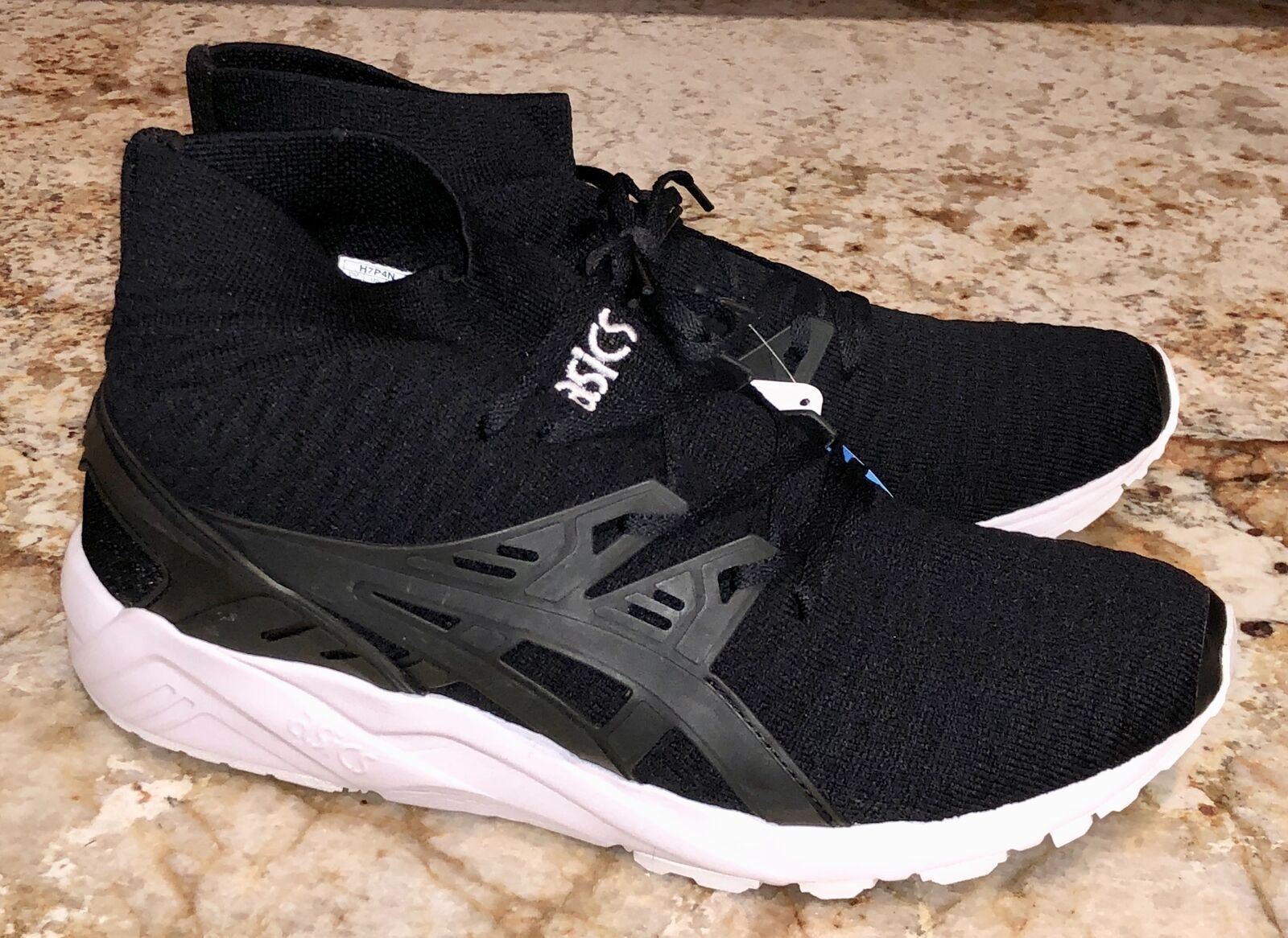 ASICS Gel Kayano Trainer Knit MT Black White Shoes Sneakers NEW Mens Sz 10 10.5