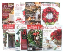 Lot of 8 Victoria Classics Holiday Bliss Magazine + Bonus White House Christmas