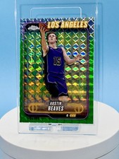 2024-25 Topps Chrome - Austin Reaves #87 Green Geometric Refractor /99 Lakers
