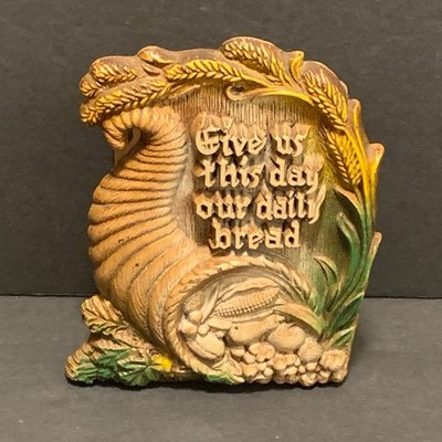 Give Us This Day Our Daily Bread Decorative Napkin Holder Thanksgiving Fall