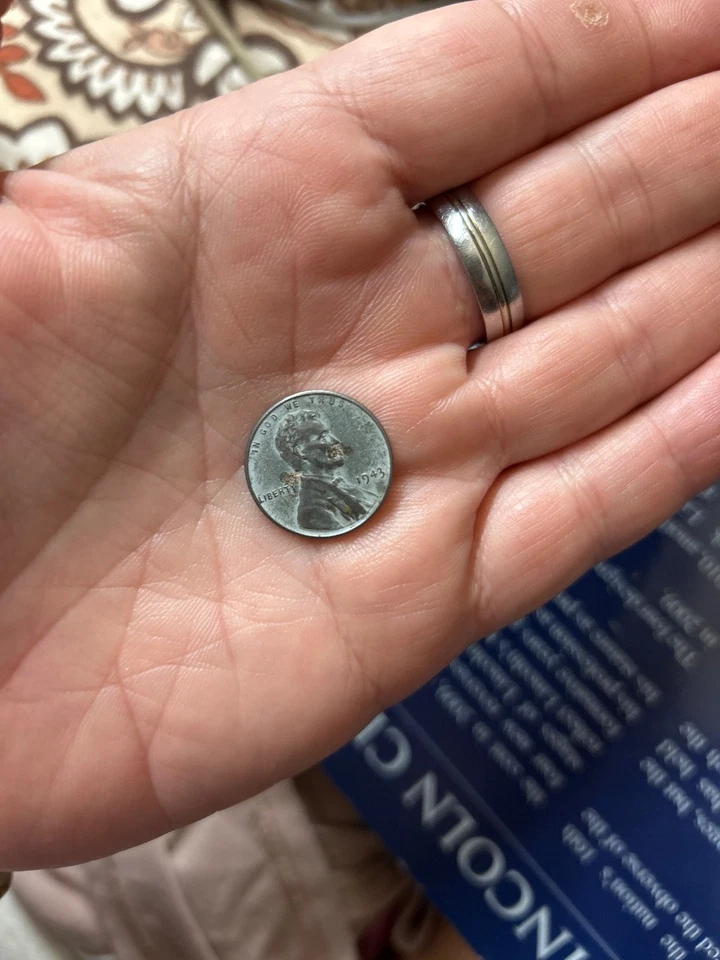 1943 Wheat Penny No Mint Mark Rare - Image 3 of 3