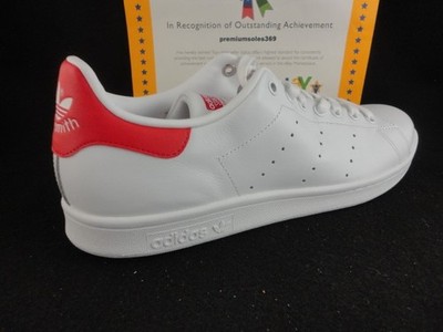 Adidas Stan Smith, White / Collegiate Red, Adidas Style # M20326, Size 12