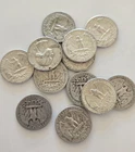 Vintage 74.56 grams 90% US SILVER $3.00 Face Value Lot Quarters SILVER HOARD