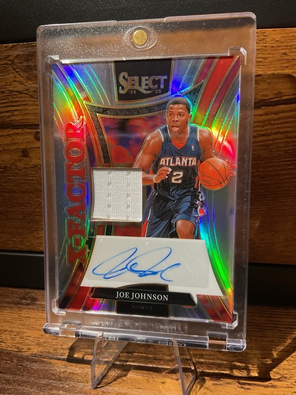 2024 Select Joe Johnson X-Factor Patch Auto /125 Atlanta Hawks