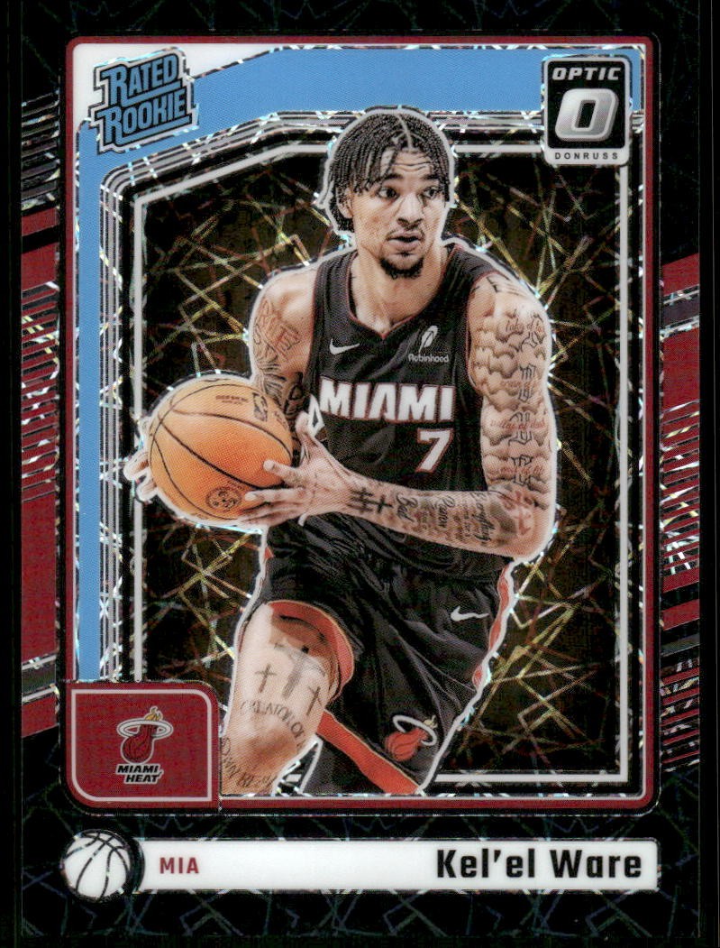 2024-25 Donruss Optic #280 Kel'el Ware Black Velocity #/39