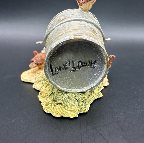 Lowell Davis LUKE 12:6 Figur Schmid Fine Arts 1992 Sparrows & Grain Seed BOX - Bild 5 von 13