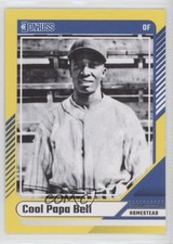 2024 Panini Donruss Yellow Flood James Cool Papa Bell Cool Papa Bell #4 HOF 02v3