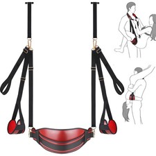 Door Sex Swing with Adjustable Straps   2 in 1 BDSM Thigh Sling Bondage Kit w...
