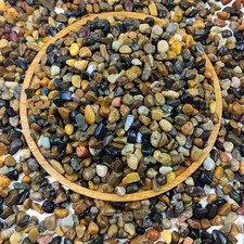 20 lbs Natural Fish Tank Gravel,1/4 Inch Pea Gravel. Mixed Color River Rocks ...