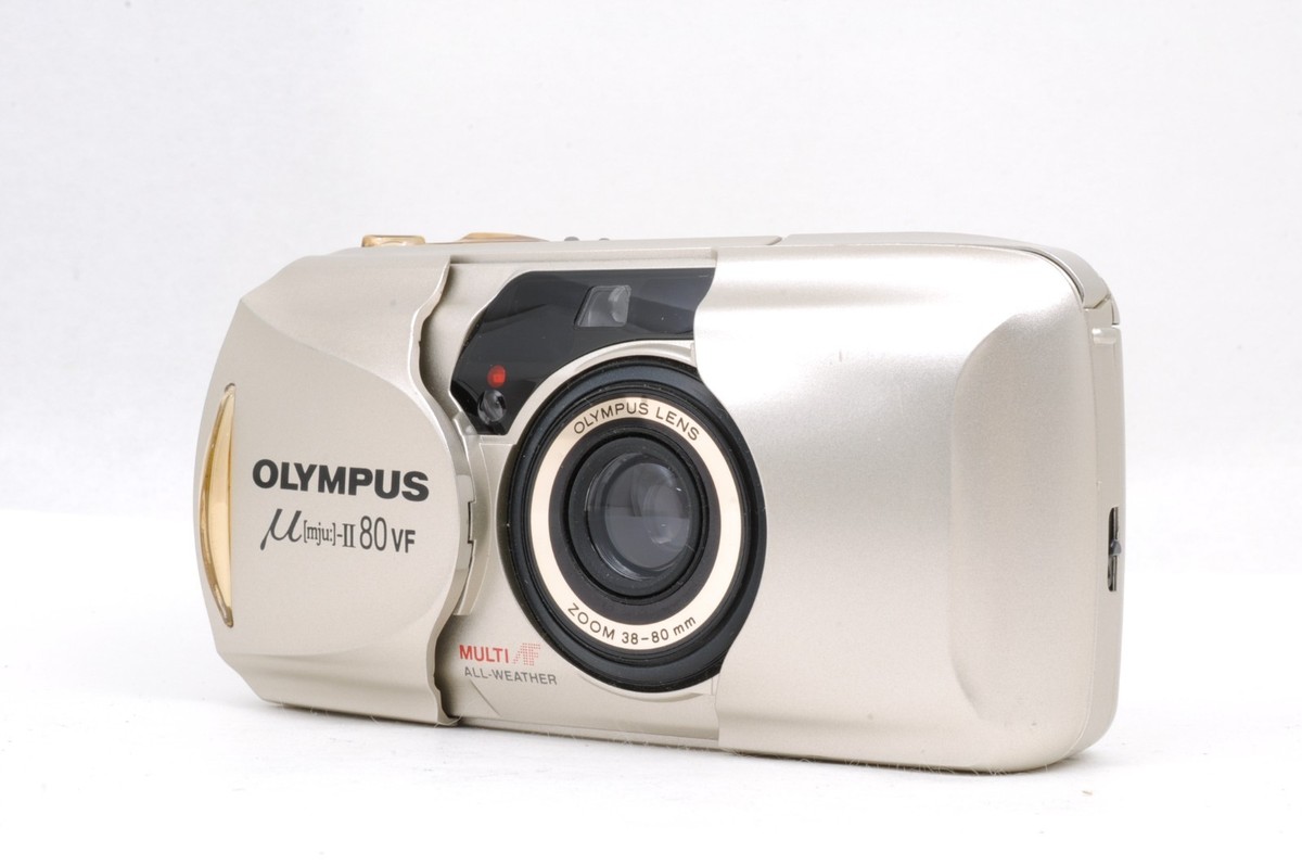 OLYMPUS μ mju II 80 VF Point & Shoot 35mm Film Camera From