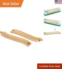 Versatile Wooden Ascending Train Tracks Set - Fun for All Railway Systems