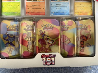 Pokemon TCG: Scarlet Violet 151 Costco 5 Tin Collection SV3.5 | eBay
