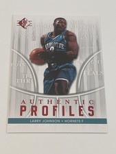 2008-09 Upper Deck Authentic Profiles Larry Johnson Insert
