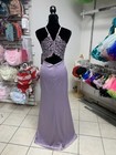 Sz 5 Lilac Lavender Purple Open Lace Back Prom Homecoming Pageant Gown Dress NWT — photo 3