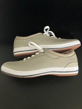 Keds Women's Size 8.5 Leather Shoe Oxford Taupe Sneakers Shoes NEW 