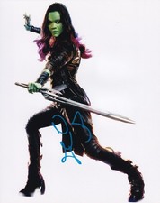 ZOE SALDANA signed autograph 20x25cm AVENGERS in person autograph ACOA