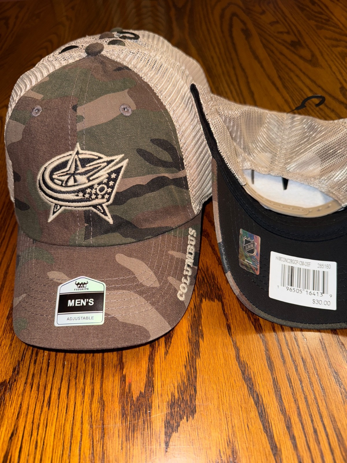 Camo Camouflage Baseball Cap Trucker Hat Fanatics