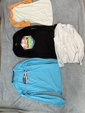 Youth Boys Rash Guard Swim Shirt Lot 4x Hurley L XL UPF 50 Sun Protection