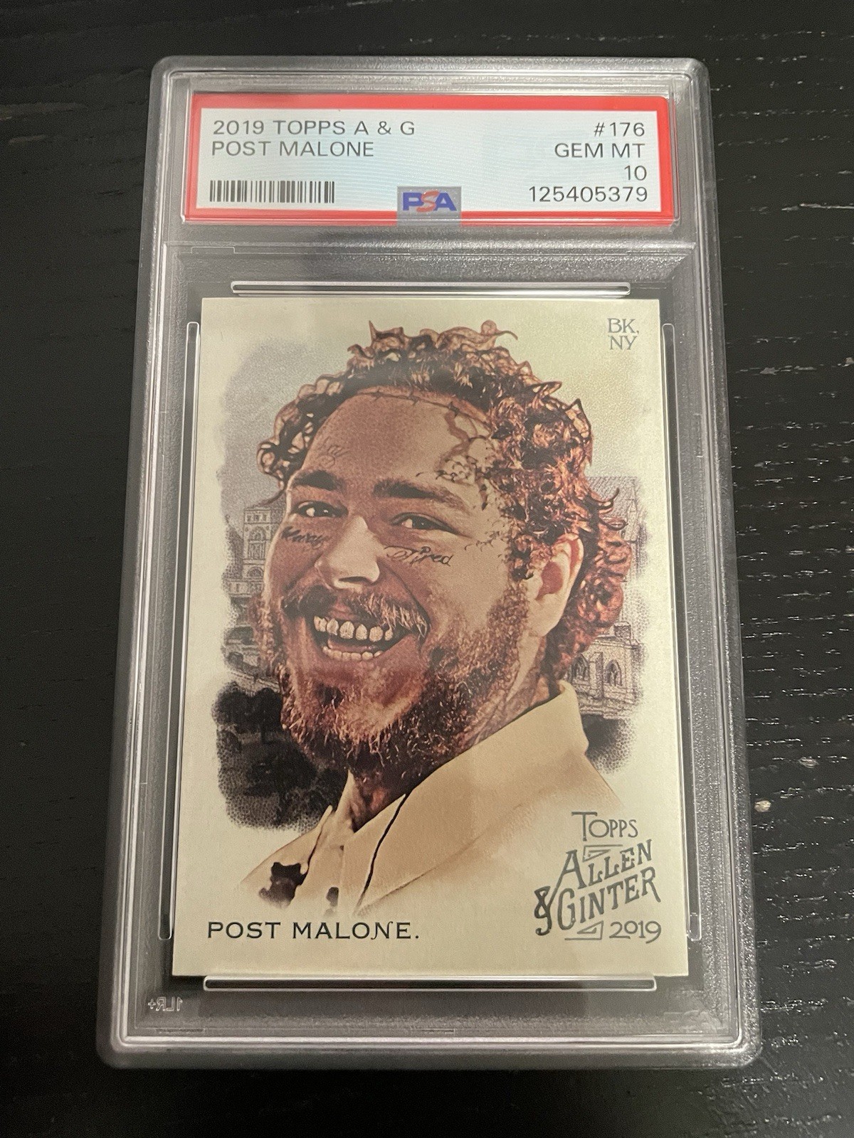 2019 Topps Allen & Ginter - #178 Post Malone (RC) PSA 10