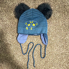 AGBO Teddy Bear Trapper Hat Ear Flaps Pom Pom...