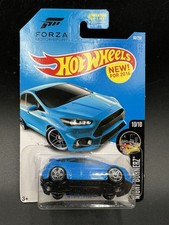 Hot Wheels 16 Ford Focus RS Blue PR5 2016 Nightburnerz 10/10 #90 MIP New Model