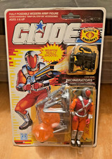 Vintage 1991 Hasbro GI Joe Cobra Incinerators Flamethrowers MOC