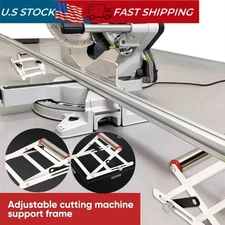 Adjustable Height Table Saw Support Stand,Portable Cutting Machine Support Frame