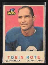 1959 Topps #170 Tobin Rote - VG/EX Set Break!