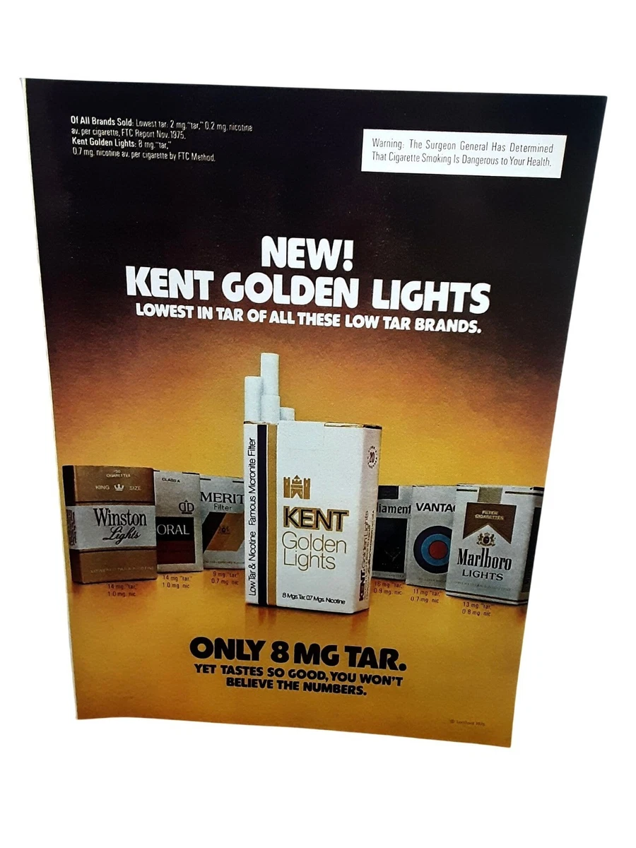 kent cigarettes for sale 1976 Cigarette Advertising, Golden Lights Menthol Print Ad 1972 KENT Cigarettes Magazine Ad