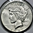 1927 Peace Silver One $1 Dollar  R2069
