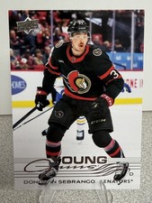 2025‑26 Upper Deck Holiday Young Guns Donovan Sebrango #229 Senators SSP