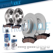 Front Rear Disc Brake Rotors Ceramic Brake Pads Kit for 2019 - 2024 Mazda CX-5