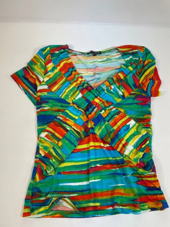 Lote de 4 blusas y camisetas para mujer talla L: Alfred Dunner, cable y calibre, etc. Foto 4 de 4