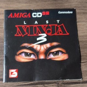Last Ninja 3 Commodore Amiga CD32 (1994) With Manual